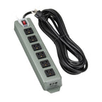 Tripp Lite UL24CB-15 surge protector Black, Gray 6 AC outlet(s) 120 V 180" (4.57 m)