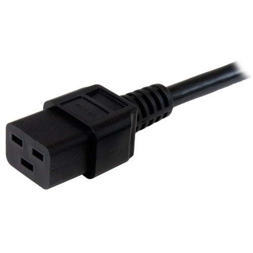 StarTech.com PXT515191410 power cable Black 118.1" (3 m) NEMA 5-15P C19 coupler