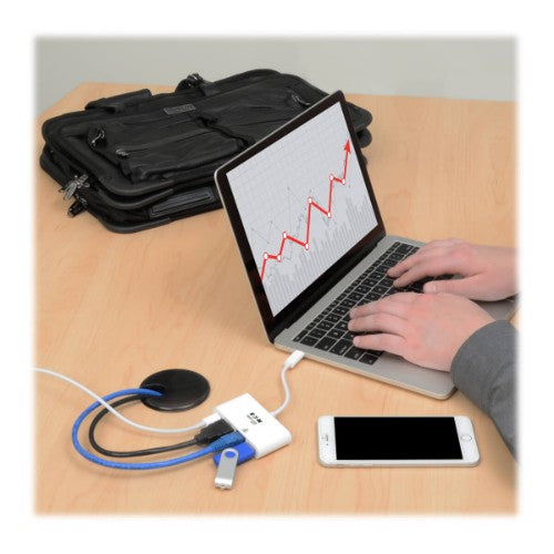 Tripp Lite U444-06N-HGU-C USB graphics adapter 1920 x 1080 pixels White