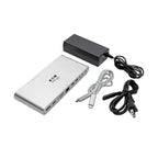 Tripp Lite U442-DOCK4-S laptop dock/port replicator Wired USB 3.2 Gen 2 (3.1 Gen 2) Type-C Silver