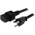 StarTech.com PXT515C19146 power cable Black 70.9" (1.8 m) NEMA 5-15P C19 coupler