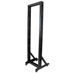StarTech.com 2POSTRACK42 rack cabinet 42U Freestanding rack Black