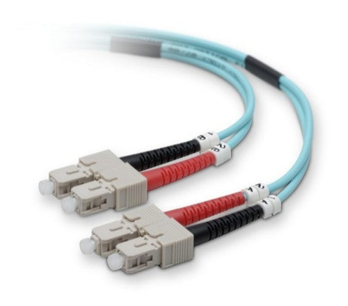 Belkin Fiber Optic Duplex Patch Cable, 2 x SC, 2 x SC, 5m InfiniBand/fibre optic cable 196.9" (5 m)