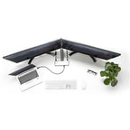 StarTech.com TB3DK2DHV laptop dock/port replicator Wired Thunderbolt 3 Gray