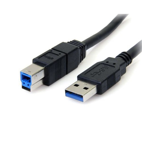 StarTech.com USB3SAB10BK USB cable 120.1" (3.05 m) USB A USB B Black