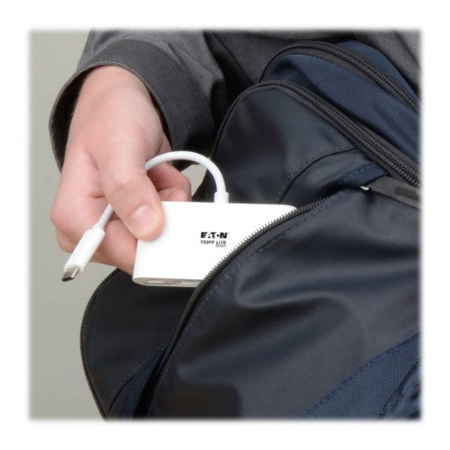 Tripp Lite U444-06N-DU-C laptop dock/port replicator USB 3.2 Gen 1 (3.1 Gen 1) Type-C White