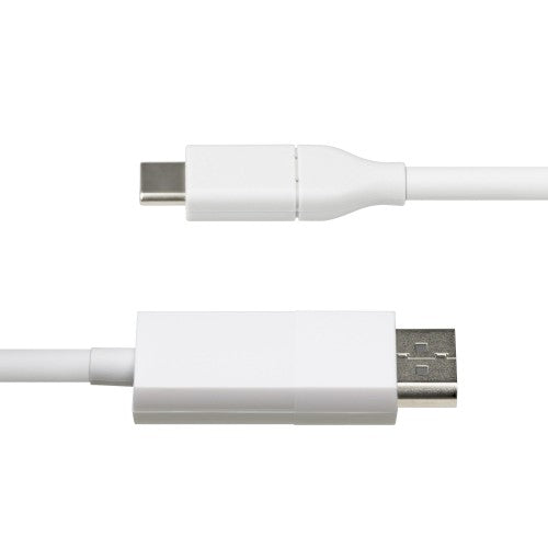 StarTech.com CDP2DP2MBW video cable adapter 74.8" (1.9 m) DisplayPort USB Type-C White