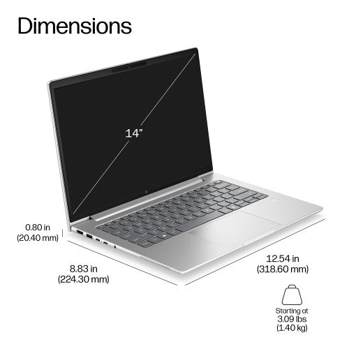 HP EliteBook 6 G2a 14 inch Notebook Next Gen AI PC Wolf Pro Security Edition