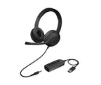 Cyber Acoustics AC-5812 headphones/headset True Wireless Stereo (TWS) Head-band Office/Call center Black