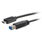 C2G 10ft, USB 3.0 Type C, USB B USB cable USB 3.2 Gen 1 (3.1 Gen 1) 120" (3.05 m) USB C Black