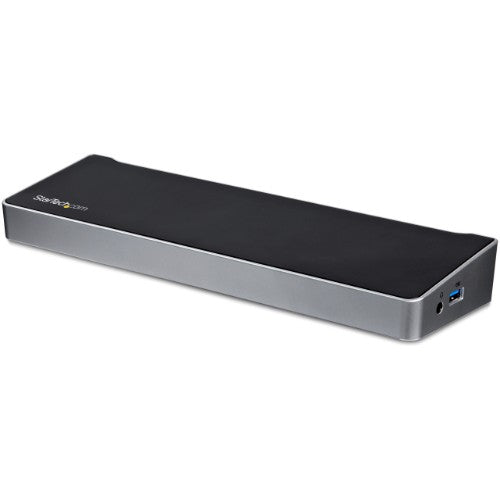 StarTech.com USB3DOCKH2DP laptop dock/port replicator Wired USB 3.2 Gen 1 (3.1 Gen 1) Type-A Black, Silver