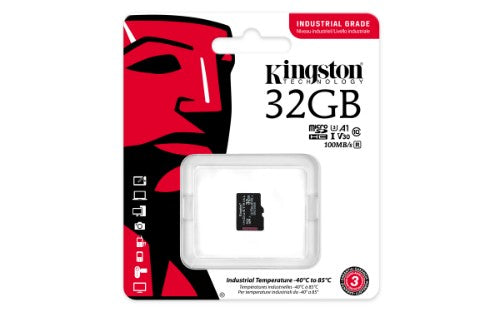 Kingston Technology Industrial 32 GB MicroSDHC UHS-I Class 10