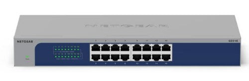 NETGEAR GS516v3 Unmanaged Gigabit Ethernet (10/100/1000) Gray