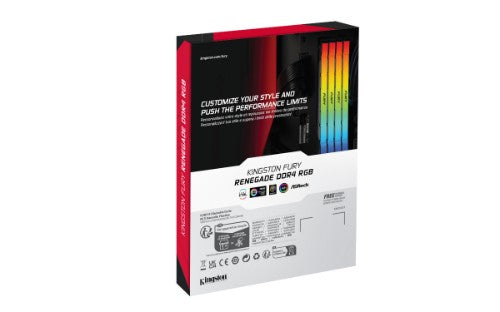 Kingston Technology FURY 16GB 3200MT/s DDR4 CL16 DIMM 1Gx8 Renegade RGB