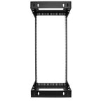 StarTech.com RACK-24U-20-WALL-OA rack cabinet Wall mounted rack Black
