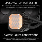 Corsair Nautilus 360 RS Motherboard All-in-one liquid cooler Black