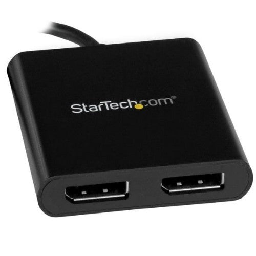 StarTech.com MSTCDP122DP USB graphics adapter 3840 x 2160 pixels Black