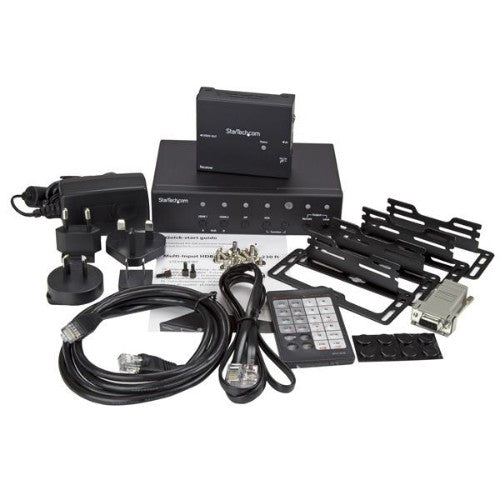 StarTech.com STDHVHDBT AV extender AV transmitter & receiver Black