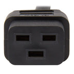 StarTech.com PXT515191410 power cable Black 118.1" (3 m) NEMA 5-15P C19 coupler