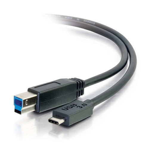C2G 6ft, USB 3.0 Type C, USB B USB cable USB 3.2 Gen 1 (3.1 Gen 1) 72" (1.83 m) USB C Black