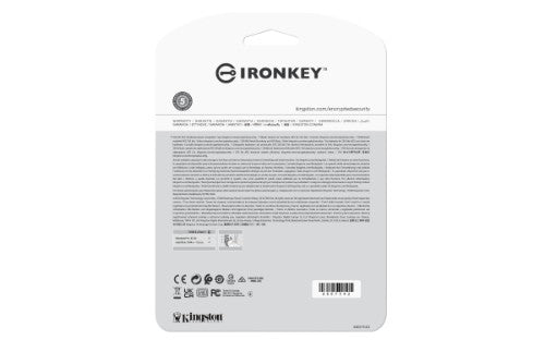 Kingston Technology IronKey 256GB Vault Privacy 50 AES-256 Encrypted, FIPS 197
