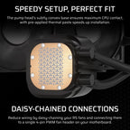 Corsair Nautilus 240 RS Motherboard All-in-one liquid cooler Black