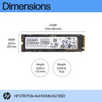 HP 2TB PCIe-4x4 NVMe Solid State Drive