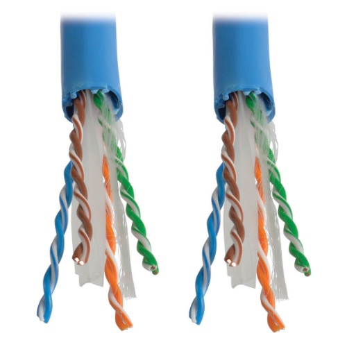 Tripp Lite N223-01K-BL networking cable Blue 12000" (304.8 m) Cat6a U/UTP (UTP)