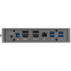 StarTech.com DK30A2DHU laptop dock/port replicator Wired USB 3.2 Gen 1 (3.1 Gen 1) Type-B Black, Gray