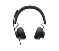 Logitech 981-001103 headphones/headset Wired Head-band Office/Call center USB Type-C Graphite