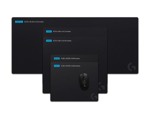 Logitech G 943-000790 mouse pad Gaming mouse pad Black