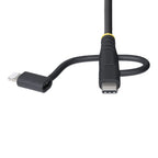 StarTech.com RLTCUB1MBK USB cable USB 2.0 39.4" (1 m) USB A Micro-USB B Black