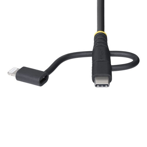 StarTech.com RLTCUB1MBK USB cable USB 2.0 39.4" (1 m) USB A Micro-USB B Black