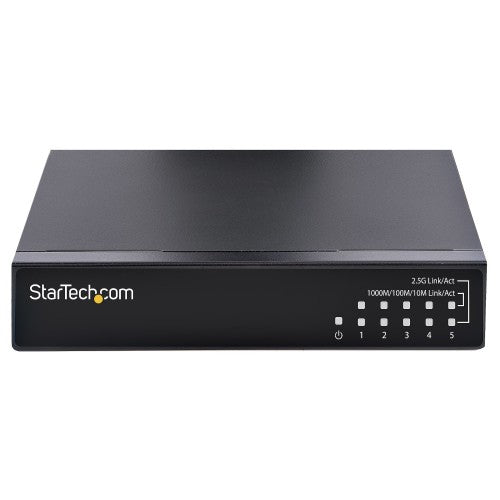 StarTech.com DS52000 network switch Unmanaged 2.5G Ethernet (100/1000/2500) Black