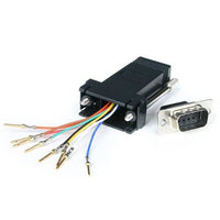 StarTech.com GC98MF cable gender changer DB-9 RJ-45 Black