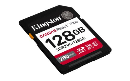Kingston Technology Canvas React Plus 128 GB SDXC UHS-II Class 10