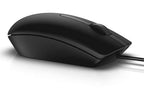 DELL MS116 mouse Office Ambidextrous USB Type-A Optical 1000 DPI