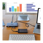 Tripp Lite MTB3-DOCK-03 laptop dock/port replicator Wired Thunderbolt 3 Black, Gray