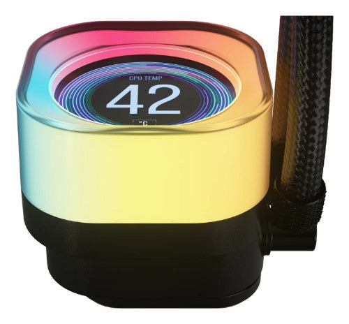 Corsair iCUE LINK TITAN 240 RX LCD Processor Air cooler 4.72" (12 cm) Black 1 pc(s)