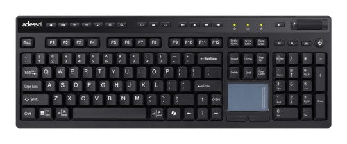 Adesso WKB-4450UB keyboard Home/Office RF Wireless QWERTY US English Black