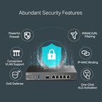 TP-Link Omada ER7206 wired router Gigabit Ethernet Black