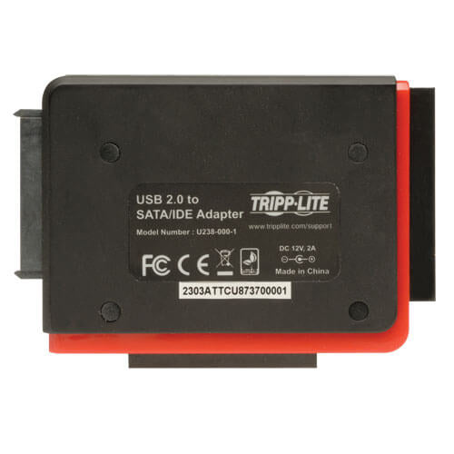 Tripp Lite U238-000-1 cable gender changer USB 2.0 SATA/IDE Black