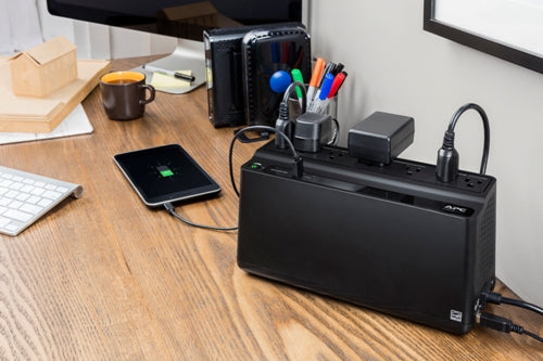 APC BE600M1 uninterruptible power supply (UPS) Standby (Offline) 0.6 kVA 330 W 7 AC outlet(s)