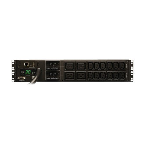 Tripp Lite PDUMNH30HV power distribution unit (PDU) 16 AC outlet(s) 2U Black