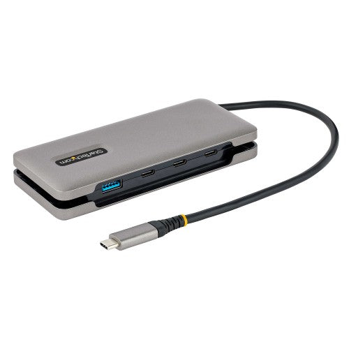 StarTech.com HB31CM1A3CB laptop dock/port replicator Wired USB 3.2 Gen 2 (3.1 Gen 2) Type-C Gray