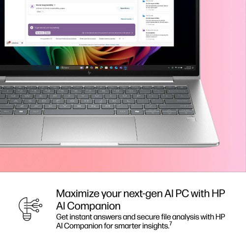 HP EliteBook 6 G1q Next Gen AI PC Wolf Pro Security Edition Copilot+ PC Snapdragon X1P-42-100 Laptop 14" WUXGA 16 GB LPDDR5x-SDRAM 512 GB SSD Wi-Fi 6E (802.11ax) Windows 11 Pro Silver