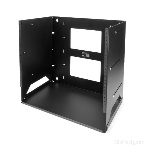 StarTech.com WALLSHELF8U rack cabinet 8U Wall mounted rack Black