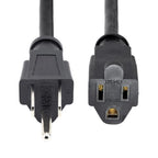 StarTech.com PAC101 power cable Black 12" (0.304 m) NEMA 5-15P NEMA 5-15R