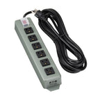 Tripp Lite UL24CB-15 surge protector Black, Gray 6 AC outlet(s) 120 V 180" (4.57 m)