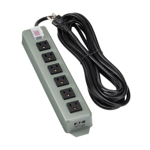 Tripp Lite UL24CB-15 surge protector Black, Gray 6 AC outlet(s) 120 V 180" (4.57 m)